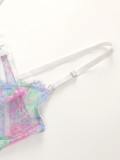 High Quality New Women's Underwear Beautiful Colored Bra Super Thin Lace Ladies underwear set Sexy Lingerie YS024