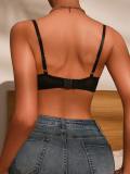 Women's Sexy U-shaped Lace Bra Underwear Gathered and Crossed with Small Pendant Bra Bra Daily Casual Bra Underwear ER2699