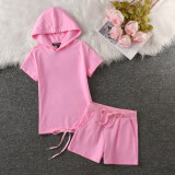 Juicy Lovers Brand Summer Fashion Slim Solid Cotton Casual Tracksuits Women Sportswear Suit Yoga Tennis Dress suits White Pink