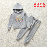 juicy Kids Velvet Tracksuit Children Suit Fall/Winter Girl Clothing Set Velour Sweatshirts and Pants Two Piece Children Suit