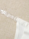 Ladies Sexy Invisible Casual Comfortable Black And White Solid Color Thong Combination C314