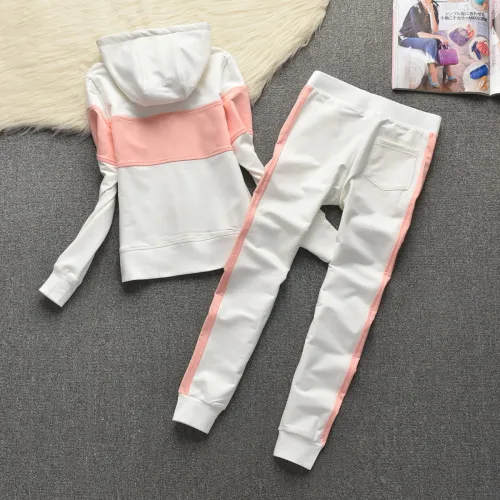 Juicy Lover Brand Coconut Spring Autumn Sporting Suit Women Tracksuits Casual Velvet Hooded Collar Yoga Jogging Sportswear Dress