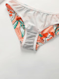 Hot Selling High-quality Multi-color Lingerie 2-piece set For Women's Underwear Beautiful Flower Print Push Up Bra Set A2138