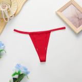 Women's New Multi-Color Invisible Casual Sexy Simple And Comfortable Solid Color Thong Underwear C359