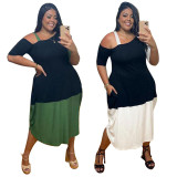 Baolingshop Fashion Plus size Women Hot Styles Wear On Sale022