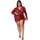 Baolingshop Fashion Plus size Women Hot Styles Wear On Sale044