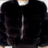 Autumn And Winter Mid Length Natural Fox Fur Coat Fashionable Women Fur Jacket The Most Popular Real Fur Coat Female Clothing