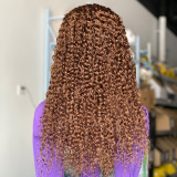 Brown 13x4 lace frontal前蕾丝假发许昌头套真人发humanhairwig