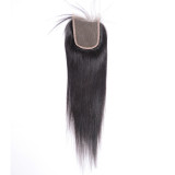 4x4 Free Part Lace Closure Human Hair Can Be Bleached 发块
