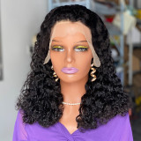 200 Density pixiecurly European and American wig humanhair pre-trade lace humanhair cover