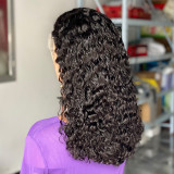 200 Density pixiecurly European and American wig humanhair pre-trade lace humanhair cover