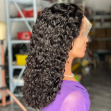 200 Density pixiecurly European and American wig humanhair pre-trade lace humanhair cover