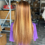 Straight lace frontal前蕾丝许昌真人发p427humanhair wig假发