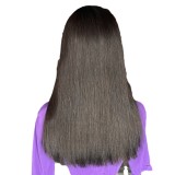 DD Gluelesswigs真发头套Bone Straight前蕾丝真人发humanhairwig