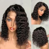 12A Deep Wave 13*4frontal Wigs Vietnam hair 200%density Raw