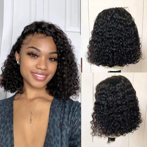 12A Deep Wave 13*4frontal Wigs Vietnam hair 200%density Raw