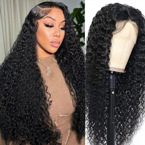 11A 13*4frontal Deep Wave long wig 180%density Brazilian wig