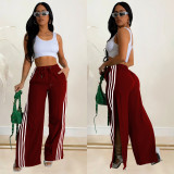C6960 cross-border express Amazon independent station Europe and the United States fashion women's single pants solid color sports pants multi-color