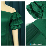 High waisted see-through mesh fishtail dresses party dresses