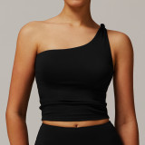 2025 new women's fitness wear sports vest gym quick drying top polyester high waist body short sleeve yoga bra custom logo