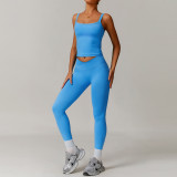 2025 New Women Yoga 4pcs set long sleeve fitness top quick dry shorts Gym vest sports leggings T-shirt yoga set high waist pants