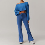 Women New 2025 Yoga 6pcs Set Quick Dry Yoga Bra Sports High Leggings Long Sleeve Top Short Sleeve T-shirt Gym Shorts Lady Suit