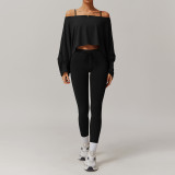 Women New 2025 Yoga 6pcs Set Quick Dry Yoga Bra Sports High Leggings Long Sleeve Top Short Sleeve T-shirt Gym Shorts Lady Suit