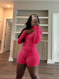 Wholesale High Quality Winter Fall Women Jogging Wear Stretchy Slim Fit Two Piece Shorts Set