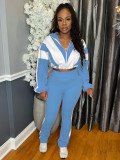 Dropship Wholesale Trendy Popular Tracksuit Jogging Wear Two Piece Set Women Clothing