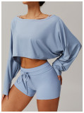 2025 New Women's Sports Long Sleeve Quick Dry Gym Yoga Suit Fitness Top High Waist T-shirt Custom logo Yoga Jacket
