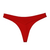 Latest Design Cotton Comfortable Thong Women's Back Slim Band Fitness Exercise Summer Bikini Seamless Breathable Women's Panties