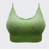Wholesale Tie Dye Women's Gym Sets Gradient Print Sexy Back Bra High Waist Yoga Leggings Sports Pants Fitness Outfit for Women