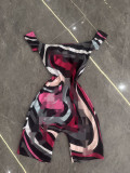 New Arrivals Fashion Designer Digital Print Summer Stylish One Piece Playsuit Jumpsuit