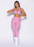 Wholesale Custom Logo Gym Running Yoga Wear Sports Sexy Backless Bra Top High Waist Yoga Leggings Fitness Yoga Set for Women