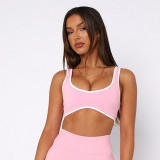 Custom Activewear Sports Clothing Padded Yoga Bra Tank Top Hip Lift Shorts Fitness Yoga Sets for Women
