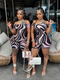 New Arrivals Fashion Digital Print Summer Stylish Designer One Piece Playsuit Jumpsuit