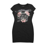 X21856C 2025 Summer Hot Sale Women Short Sleeve Print Dresses