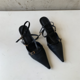 Customized Soft Ladies Summer Sandals Wholesale Designer Patent Leather Female Footwear Latest Casual High Heels Shoes for Women