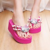New Fashion Rhinestone Sandals Popular KT cat Thick Sole Platform Summer Shoes Beach Luxury Sanrioed Outdoor Slippers