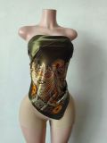 Wholesale New Arrivals Popular 2025 Women Clothing Printed Scarf 2 Piece Mini Shorts Set