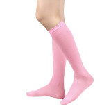 Summer Style Three-Stripe Mid-Calf Socks for Women Black Cotton Knee-High Socks Striped Socks European and American Performance Socks Calf Socks JK