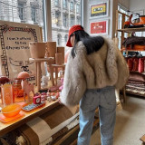 Fur Coat Short Tocas Fur Women's Casual European and American Street Style Fox Fur Women's Clothing