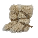 European and American Style Furry Snow Boots for Women Winter 2025 New Warm High Tube Cross Strap Rivet Non-Slip Cotton Shoes