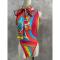 headband swimsuit_Khaki