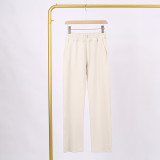 LULU (in stock) Yoga wide-leg high-waisted loose casual air-layer sweatpants with slight flare for sports