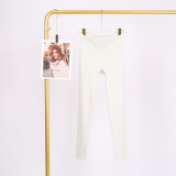 LULU Cross-Border Tight-Fitting Nude-Feel Yoga Pants Peach Butt-Lifting Training Fitness Long Pants Elastic Sports Cropped Pants for Women