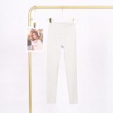 LULU Cross-Border Tight-Fitting Nude-Feel Yoga Pants Peach Butt-Lifting Training Fitness Long Pants Elastic Sports Cropped Pants for Women