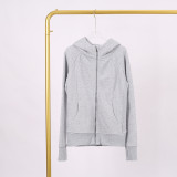 LULU Yoga Wear Full-Zip Loose Hoodie Sweatshirt with Gold Label, Casual Loose Short Fleece-Lined Sweatshirt