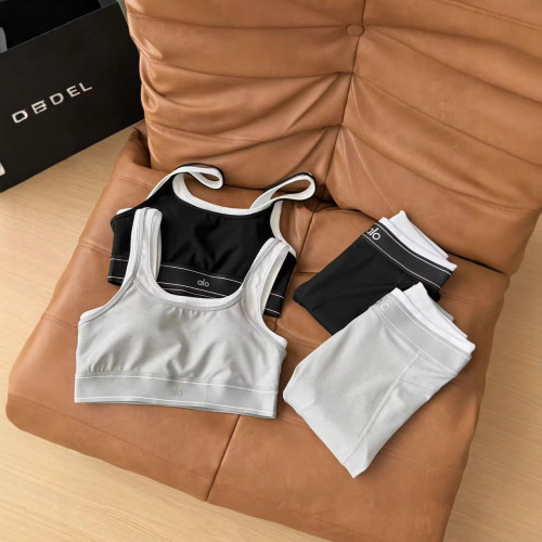 Women's Yoga Outfit: Barely-there Feel, Two-piece Fitness Set, Sports Vest, Yoga Pants, Running Workout Outfit Set