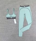 nude yoga suit set, women's sports yoga suit, fitness buttock lifting Pilates external yoga suit